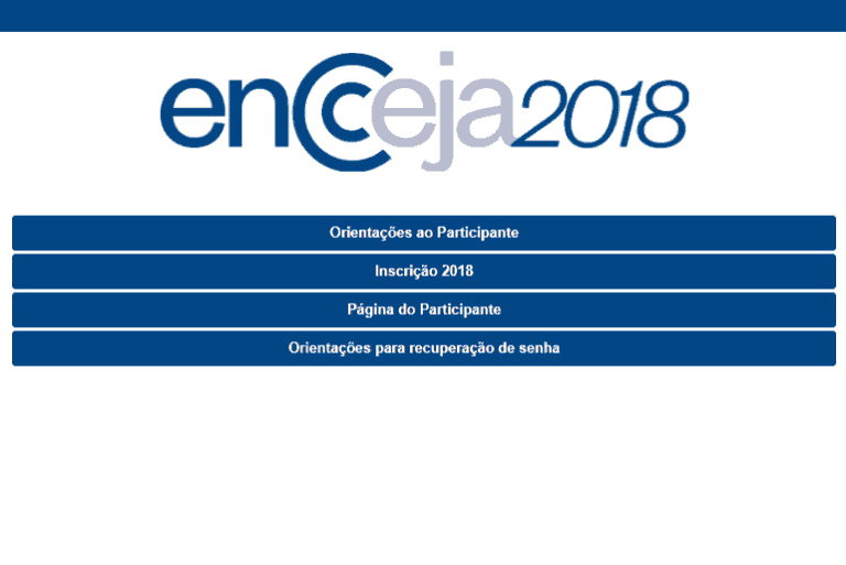 Inscrições para o Encceja 2018 começam na segunda feira