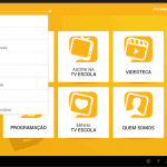 App TV Escola para Android e iOS