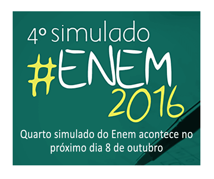 Leia mais sobre o artigo Quarto Simulado do ENEM acontece no próximo sábado