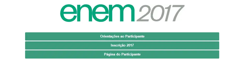 Como acessar sua Página do Participante Enem 2017 - INEP